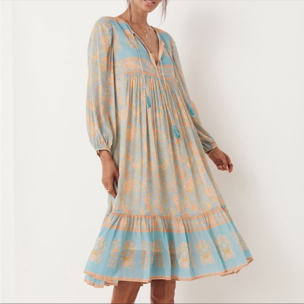 Spell Juniper Midi Dress small